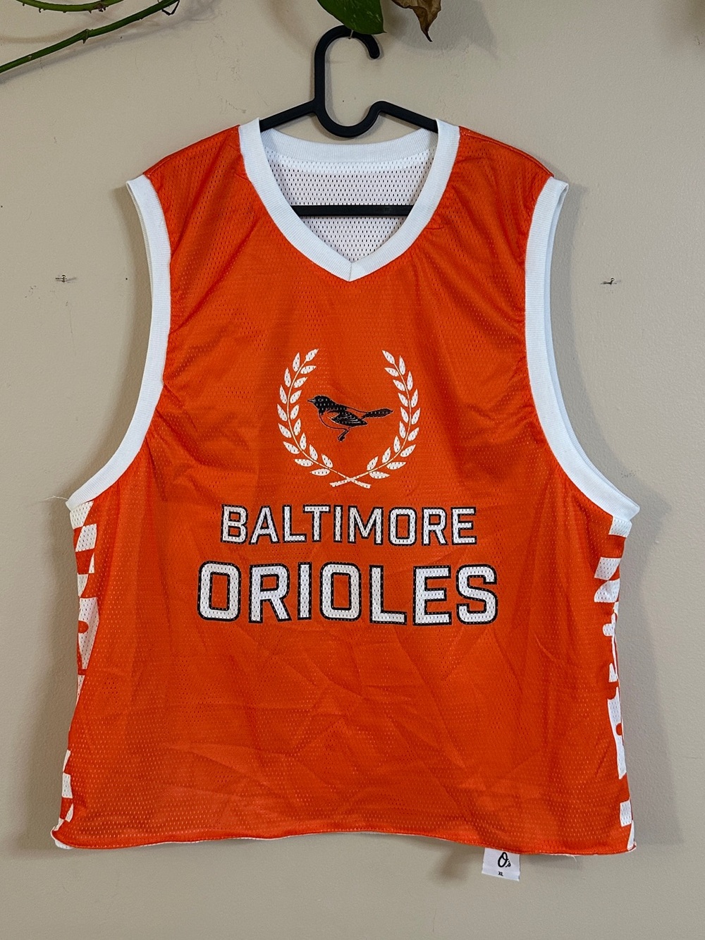 Baltimore Orioles Vintage Mesh Sleeveless Jersey Top Size XL